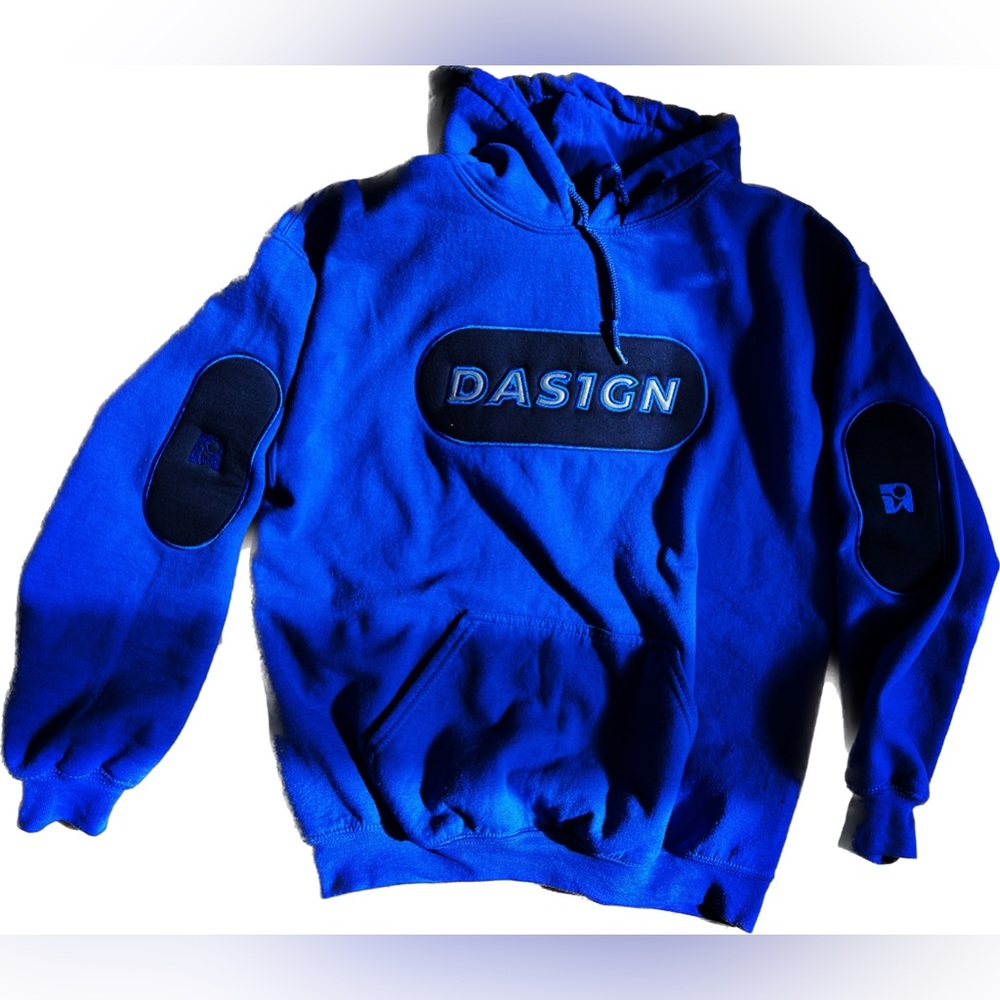 DAS1GN, blue, Hoodie
